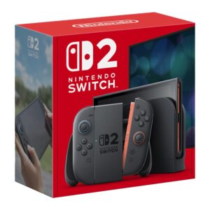 Nintendo Switch 2 Console 7.9" HDR10, 120Hz, 256GB Armazenamento, Joy-Con neon