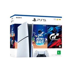 Console Sony PlayStation 5, Com Leitor de Discos, SSD 1TB, Controle Sem Fio DualSense + 2 Jogos