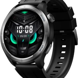 Smartwatch Haylou Solar Neo, Tela HD, 1.53", Chamadas Bluetooth 5.3, IP68, 127 Modos Esportivos, Preto