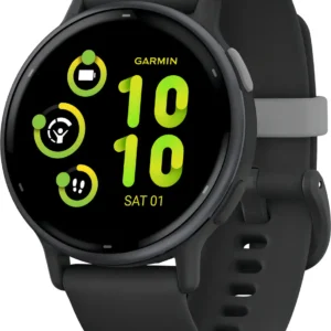 Smartwatch Garmin Vívoactive 5, AMOLED, 1.2", GPS, Music Garmin, Pay Sensor VFC, 5ATM, Preto