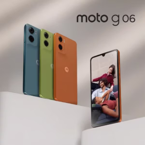 Smartphone Motorola Moto g06, 128GB, 4GB RAM (+8GB Boost), Tela 6.9", 120Hz, Câmera 50MP IA, Bateria 5200mAh