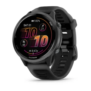 Smartwatch Garmin Forerunner 570, AMOLED, 1.2", Alumínio, Chamadas de Voz, GPS Multibanda SatIQ, Música, 5ATM