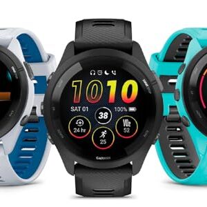 Smartwatch Garmin Forerunner 265, AMOLED, 1.3", GPS Multibanda, Prontidão Treino, 8GB, Garmin Pay, 5ATM