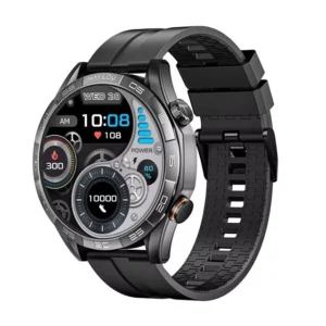Smartwatch HAYLOU Solar 5, AMOLED, 1.58", Gravador de Voz, Chamadas Bluetooth, NFC, IP68, Aço Inox, Preto
