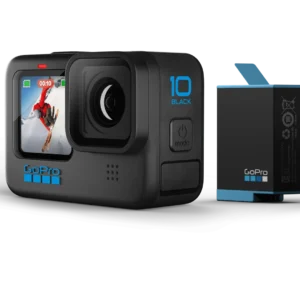 Câmera de Ação GoPro HERO10 Black, 5.3K60, 4K120, Fotos 23MP, HyperSmooth 4.0, Prova D'água 10m, Wi-Fi, Bluetooth