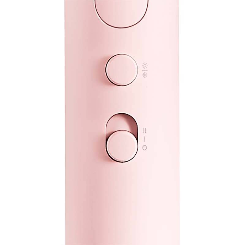 Secador de Cabelo Xiaomi, Compact Hair Dryer H101, 1600W, Dobrável, com Íons Negativos - Rosa - Imagem 2