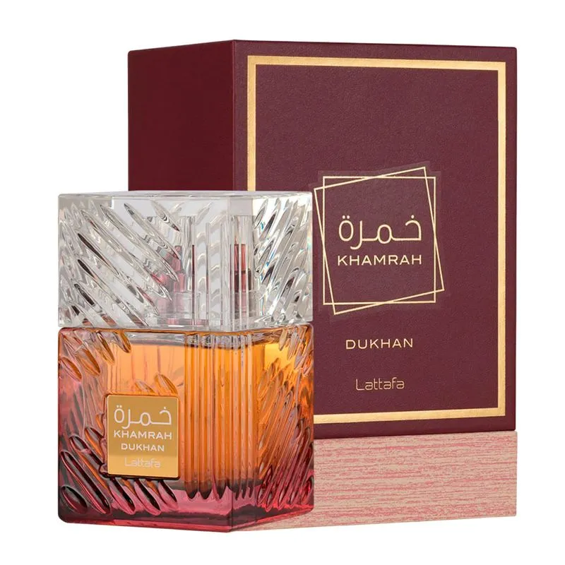 Perfume Khamrah Dukhan Lattafa Eau de Parfum - Imagem 2
