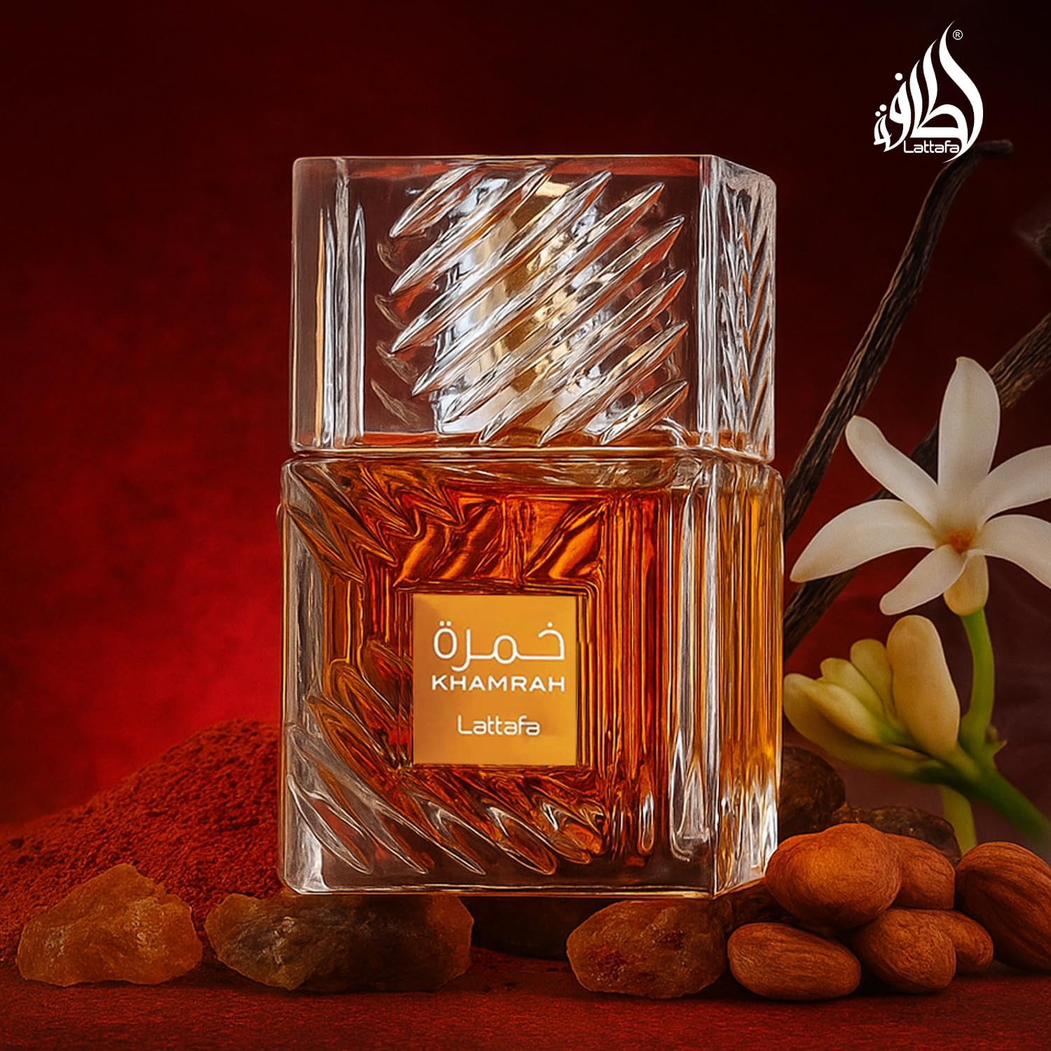 Perfume Khamrah Black Lattafa Eau de Parfum - Imagem 3